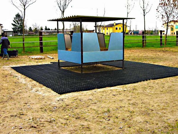Gartengitter Aus Kunststoff, Braun, 50 Mm Maschenweite, 1 M X 20 M Rolle