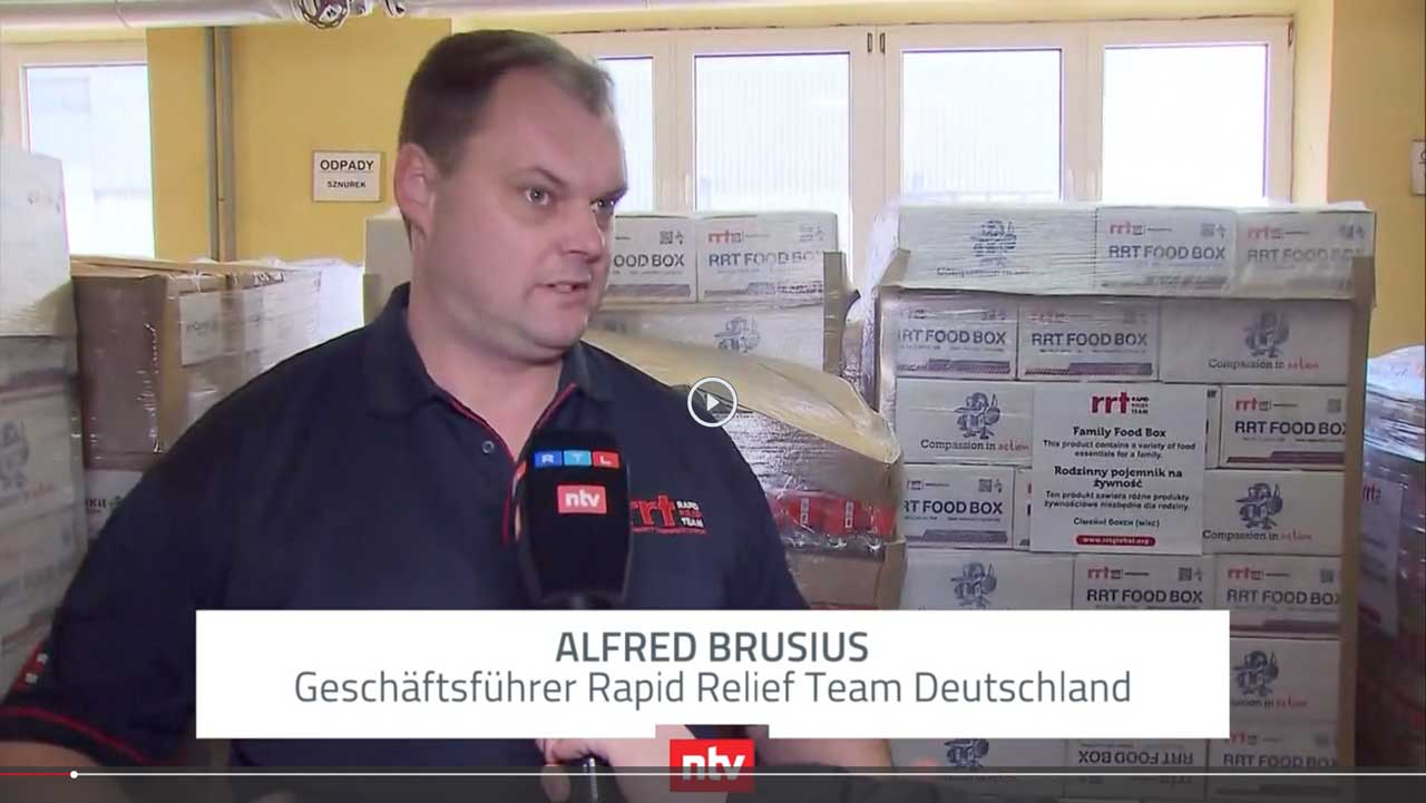 RAPID RELIEF TEAM IM VIDEOBERICHT AUF N-TV