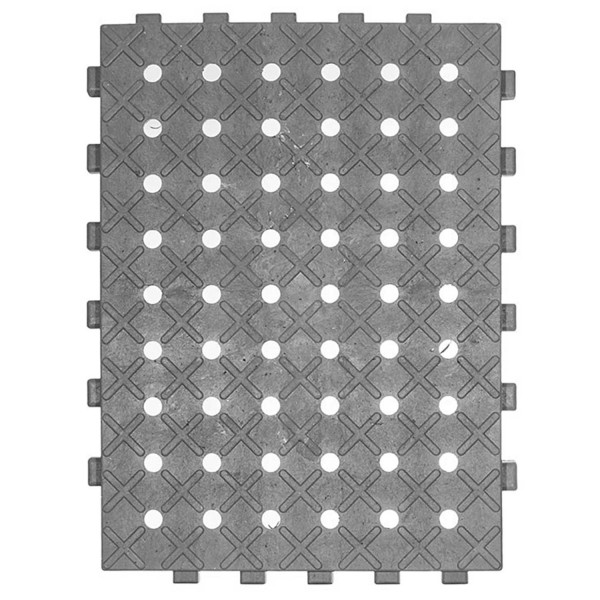 Paddockplatte PP55 PRO · Große & massive Paddockplatte (740x550mm / 15kg) zur direkten Verlegung auf den Matsch ohne Unterbau, perfekt für Pferde & Paddocks.